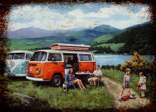 Camper van holiday - camper,